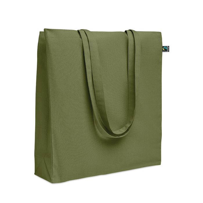 Torba na zakupy Fairtrade 180 g P146974O ciemnozielony