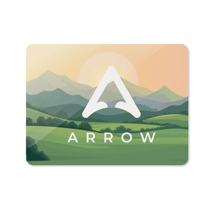 Prostokątny magnes z PVC P147329O