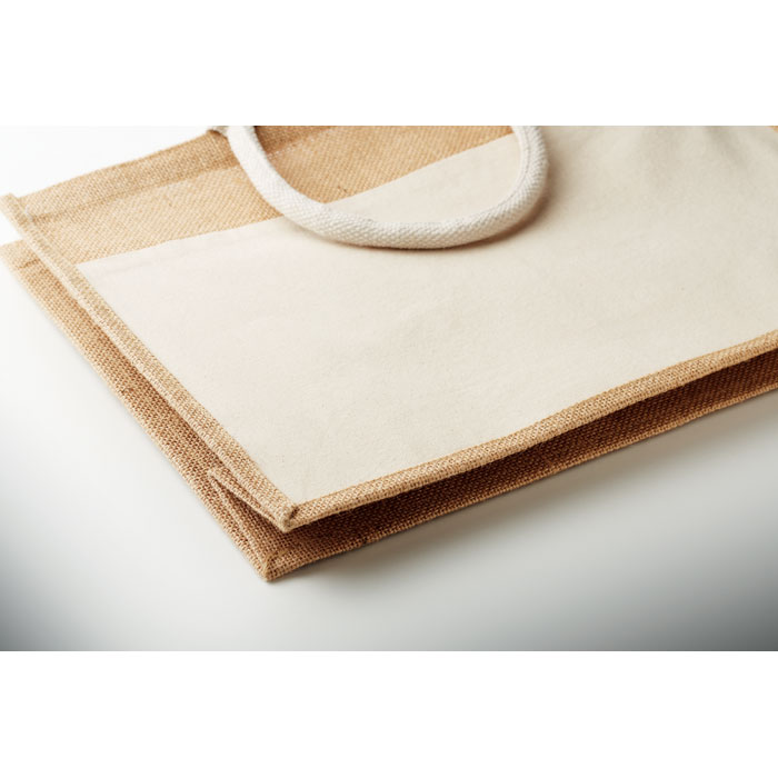 Jutowa torba na zakupy P147347O 6 Jutowa torba na zakupy P147347O