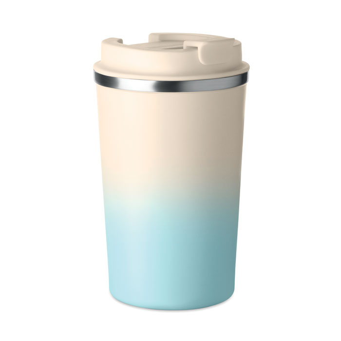Kubek dwuścienny 350 ml P147440O baby blue