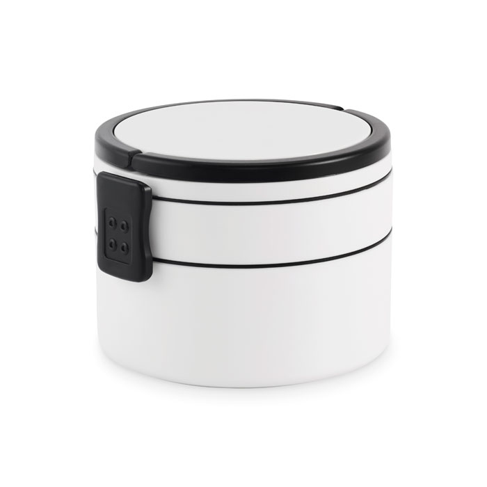 Lunchbox PP 2 poziomy 950 ml P147478O bialy