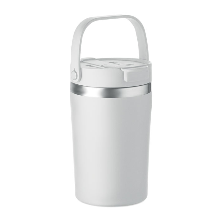 Kubek dwuścienny 350 ml P147531O bialy