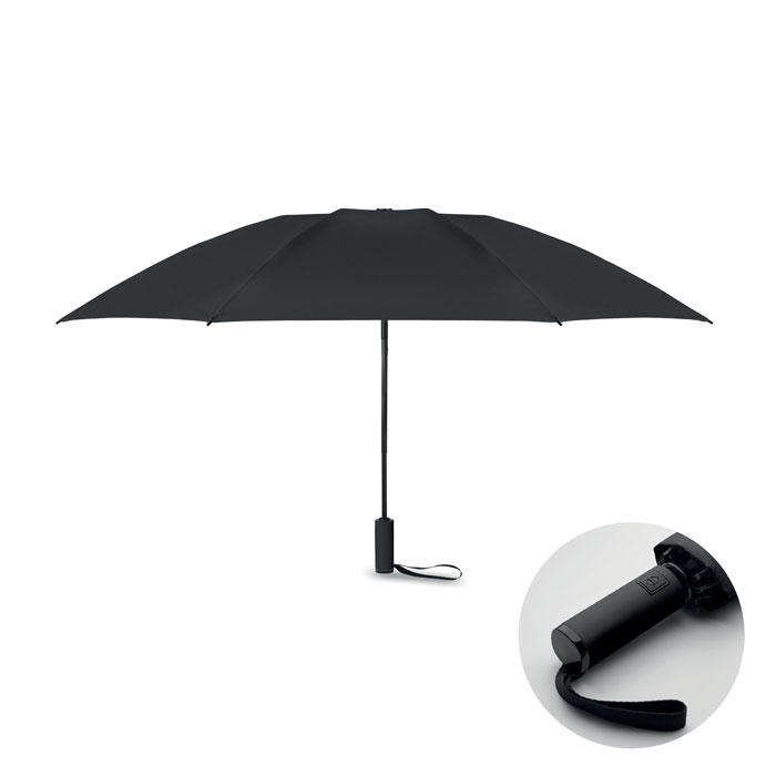 23″ wiatroodporny parasol P147543O czarny