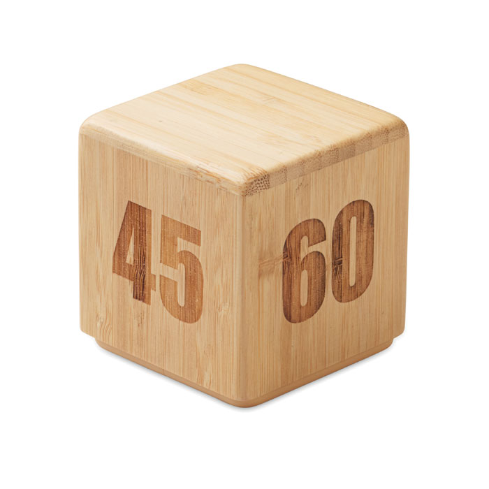 Bambusowy zegar z funkcją drzem P147569O