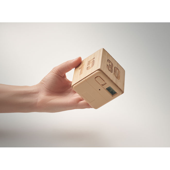 Bambusowy zegar z funkcją drzem P147569O