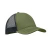 Czapka trucker z 5 panelami P147667O zieleń wojskowa