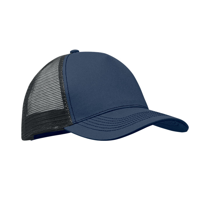 Czapka trucker z 5 panelami P147667O francuski granat