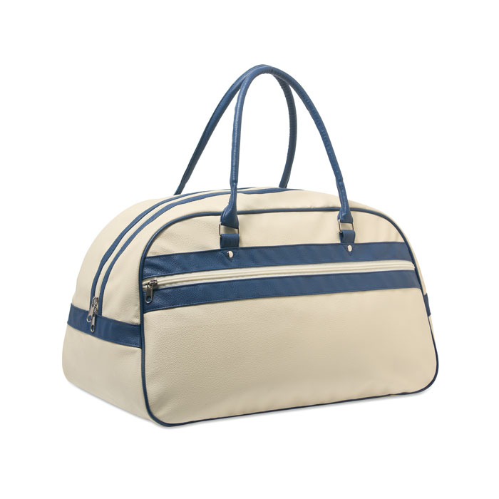 Torba sportowa z PU P147672O bezowy