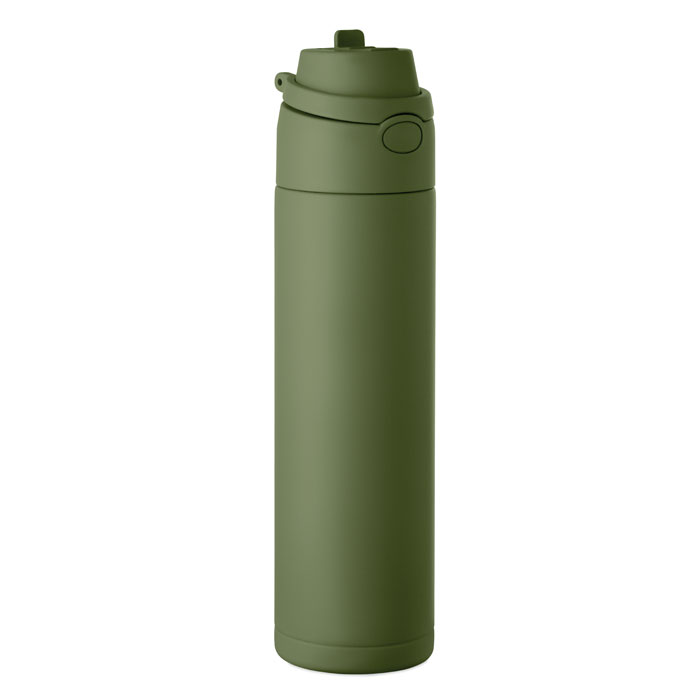 Butelka z 1 ścianką 650 ml P147681O ciemnozielony
