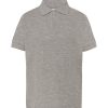 Koszulka polo pkid 200 P138076H grey melange