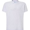 Koszulka polo pora 210 polo regular man P137506H ash melange