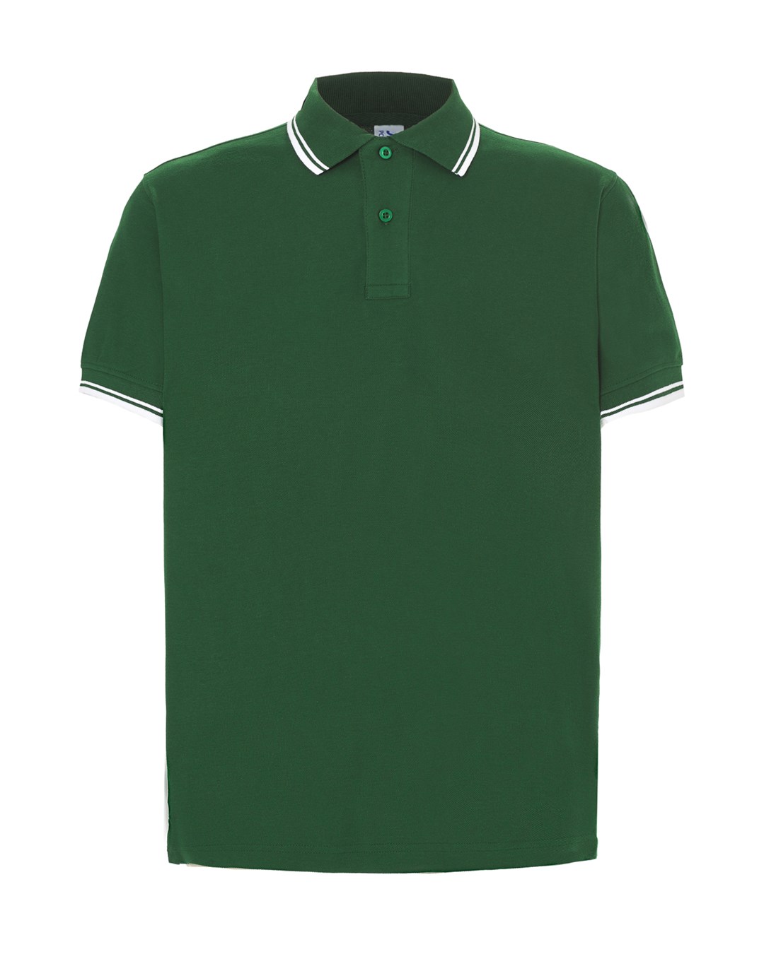 Koszulka polo pora 210 polo regular man P137506H bottle green / white