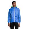 SKATE LINED WINDBREAKER P145377O royal / neon yellow