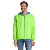SKATE LINED WINDBREAKER P145377O neon lime / royal blue