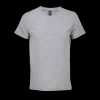 REGENT V V-NECK T-SHIRT P147880O szary melanż