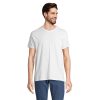 REGENT V V-NECK T-SHIRT P147880O bialy