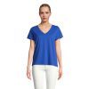 REGENT V T-SHIRT WOMEN P147936O niebieski