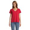 REGENT V T-SHIRT WOMEN P147936O czerwony