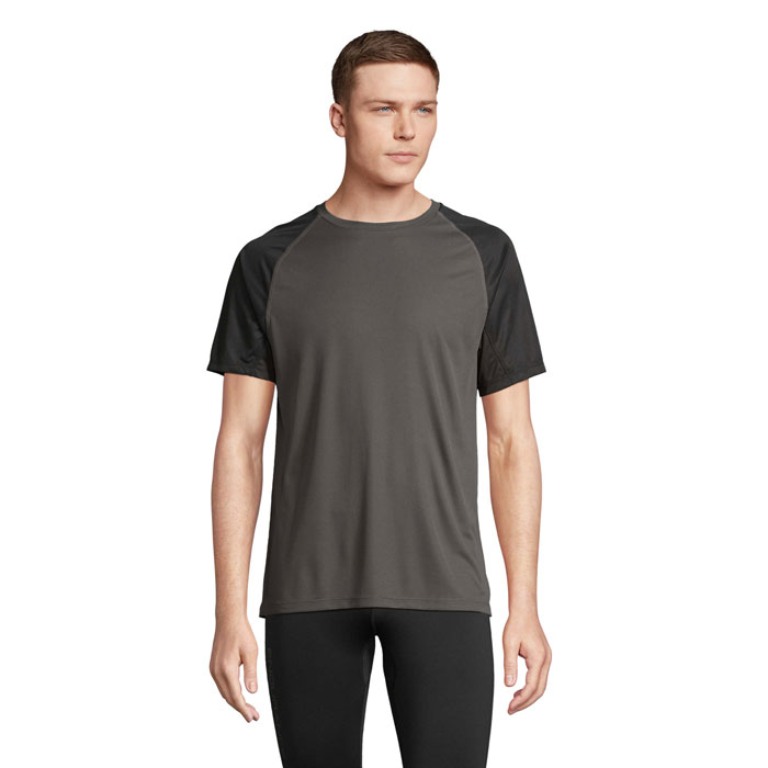 VORTEX RAGLAN T-SHIRT P147984O black / charcoal grey