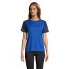 VORTEX WOMEN RAGLAN T-SHIRT P148044O french navy / royal blue