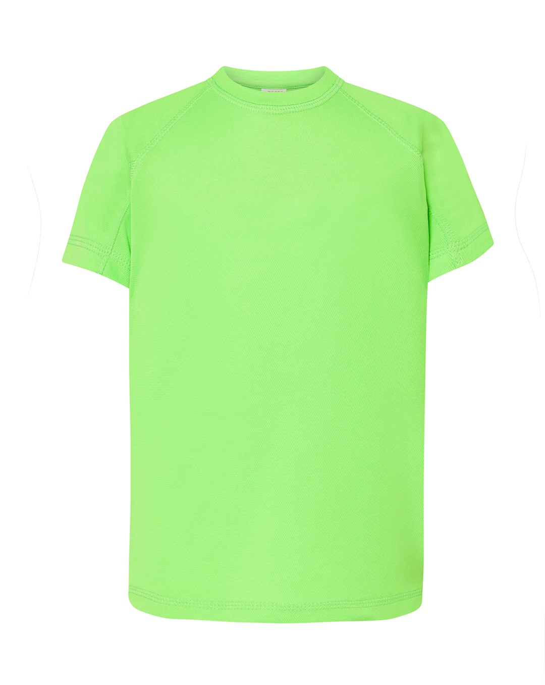 T-shirt sportowy kid P138640H lime fluor