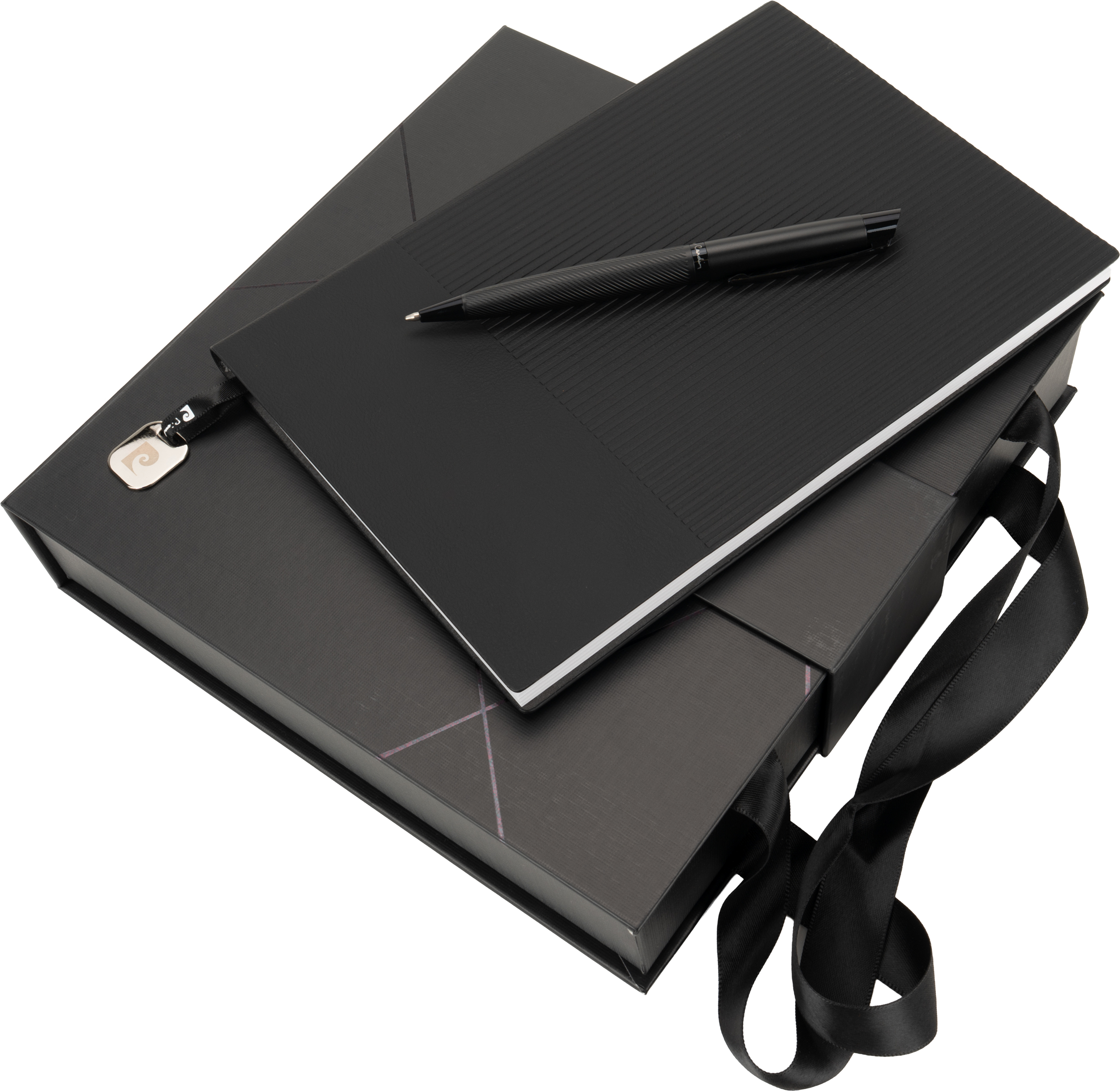 Zestaw notatnik w linie i długopis CHANTAL Pierre Cardin P093764K MC-B401670-W