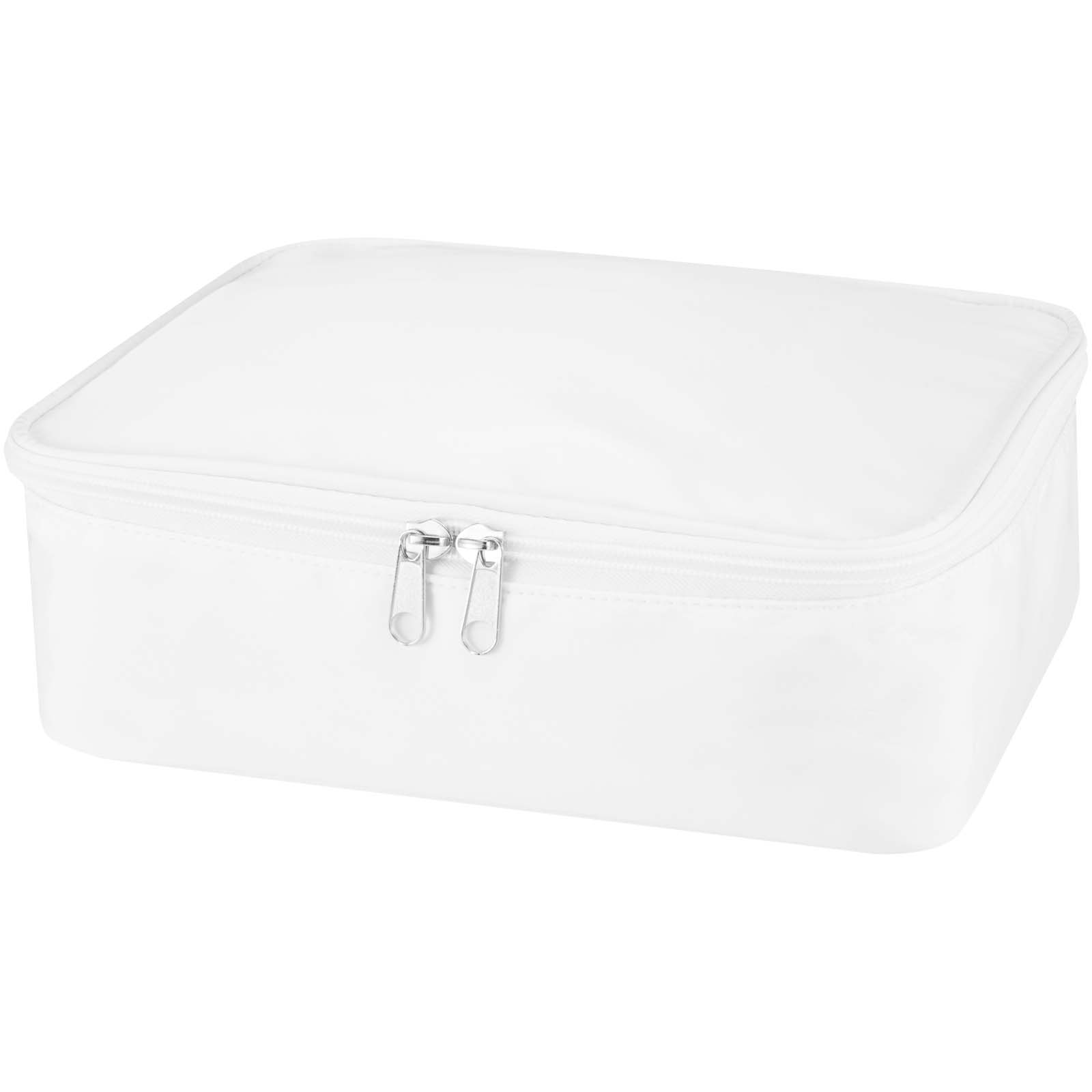 Muse organizer na kosmetyki do makijażu z certyfikatem GRS z tworzywa RPET P148599C złamana biel