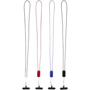 Anser smycz do smartfona z tworzyw sztucznych pochodzących z recyklingu z wbudowanym kablem 5 w 1 obsługującym moc 27 W P149200C PFC-124494-W