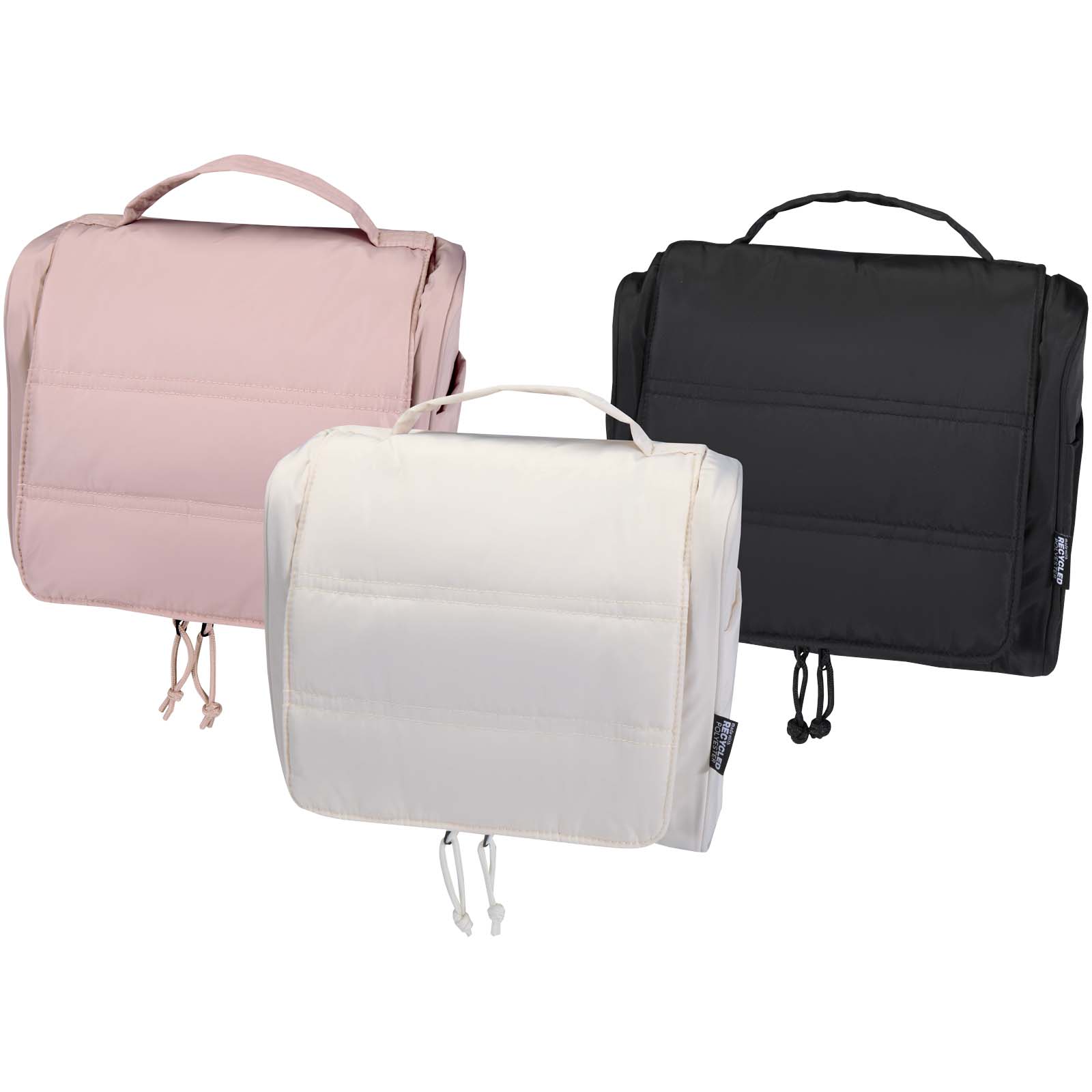 Puffer kosmetyczka na pasku o pojemności 8 l z recyklingu z certyfikatem GRS P148739C PFC-130117-W Puffer kosmetyczka na pasku o pojemności 8 l z recyklingu z certyfikatem GRS P148739C PFC-130117-W