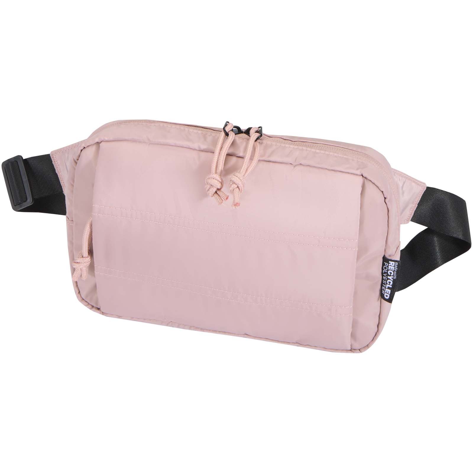 Puffer torba biodrowa z certyfikatem GRS z recyklingu, 1,5 l P148742C przygaszony róż