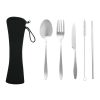 STELLOKIT - Zestaw sztućców ze stali nierdzewnej, 5 elementów. P149049I