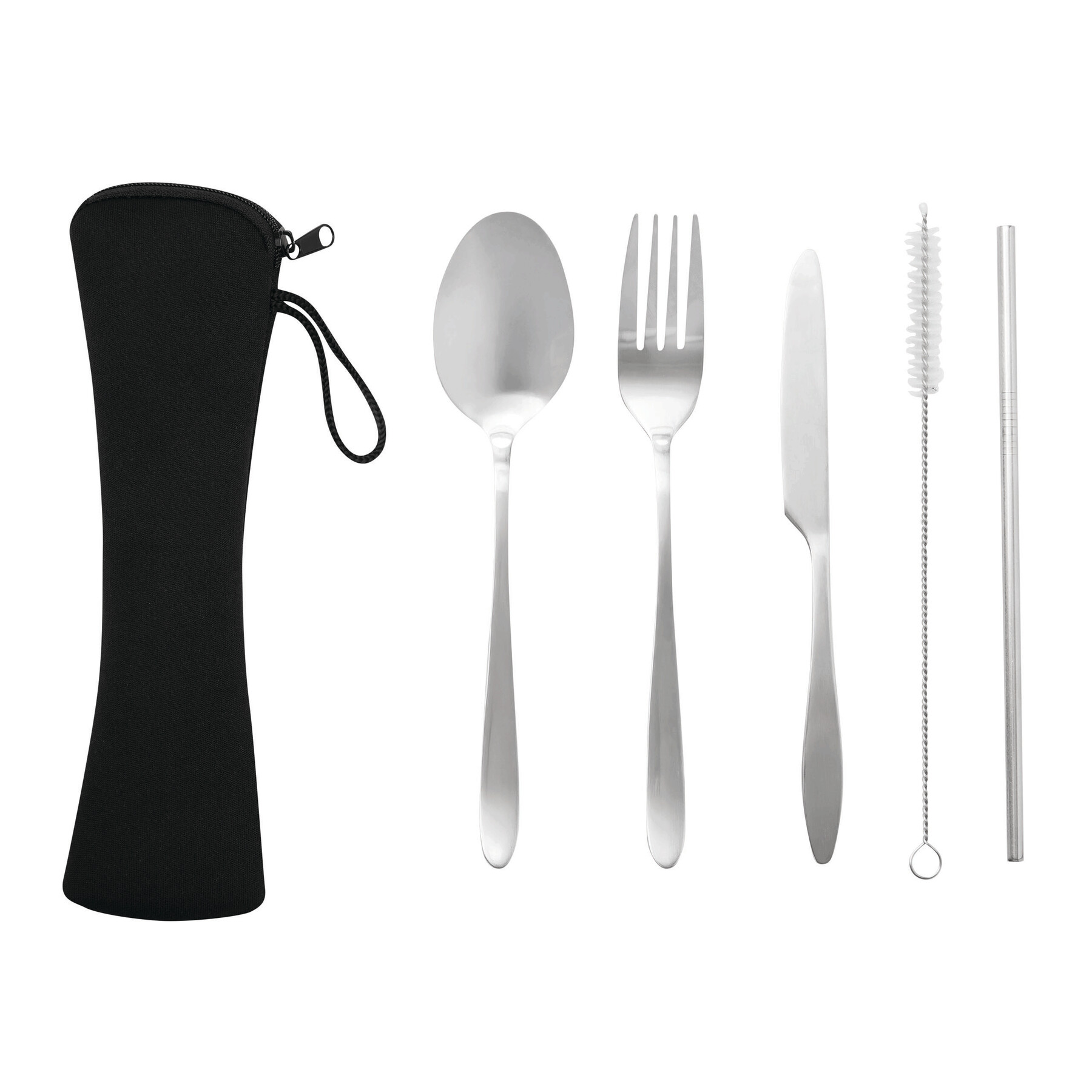 STELLOKIT - Zestaw sztućców ze stali nierdzewnej, 5 elementów. P149049I