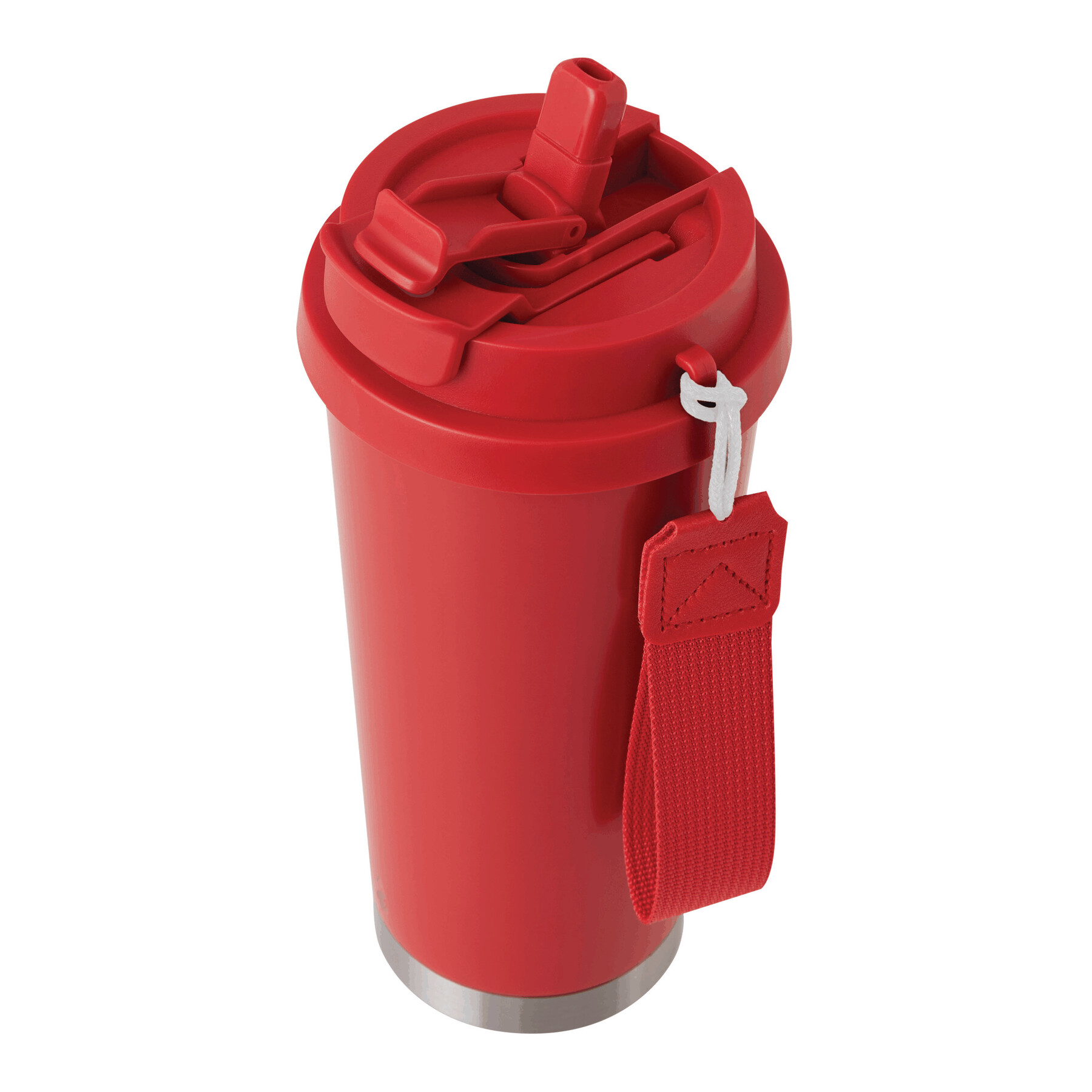 MUG2GO - Butelka termiczna z podwójną izolacją. P149027I czerwony