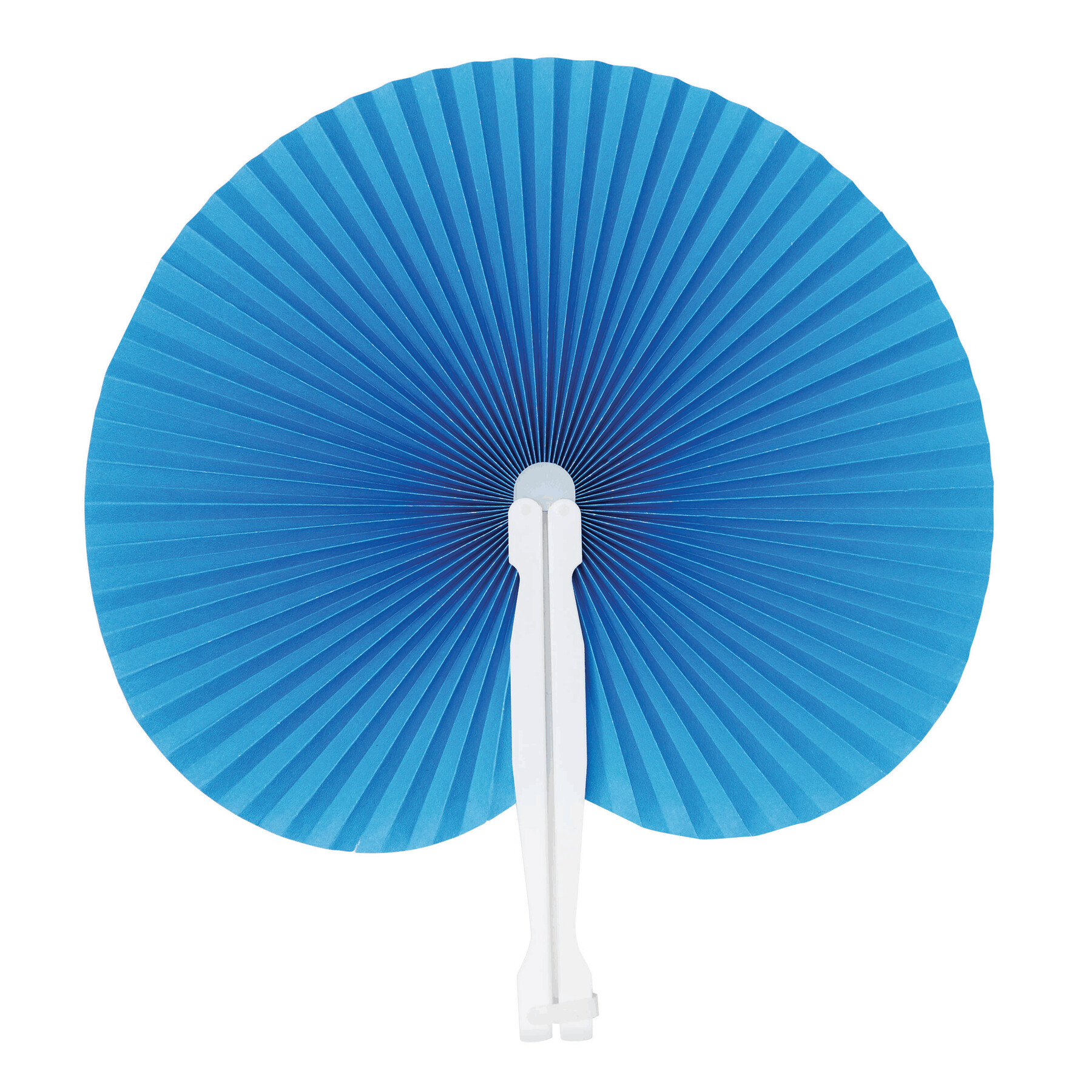 PEACOCK - Składany wachlarz. P148970I niebieski