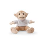 MONKY. Pluszowa zabawka w kształcie małpki z koszulką P145328S