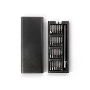 ATOM. Zestaw śrubokrętów z różnymi magnetycznymi końcówkami ze stali węglowej P145337S ST-98167-103