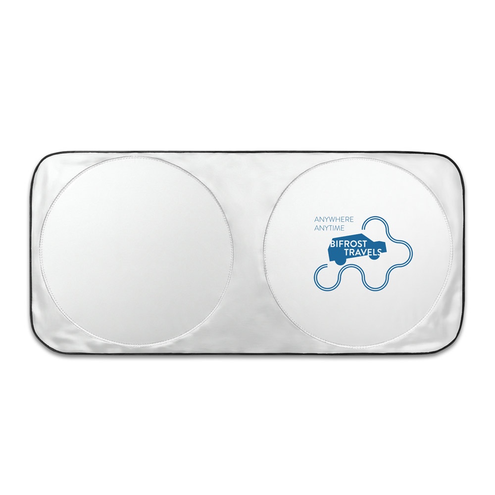 CLYDE. Osłona przeciwsłoneczna do samochodu z poliestru 210D P145338S ST-98168-113