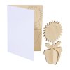Niestandardowa pocztówka z puzzlami, kwiat P150156D