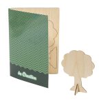 Niestandardowa pocztówka z puzzlami, drzewo P150158D