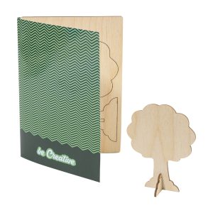 Niestandardowa pocztówka z puzzlami, drzewo P150158D