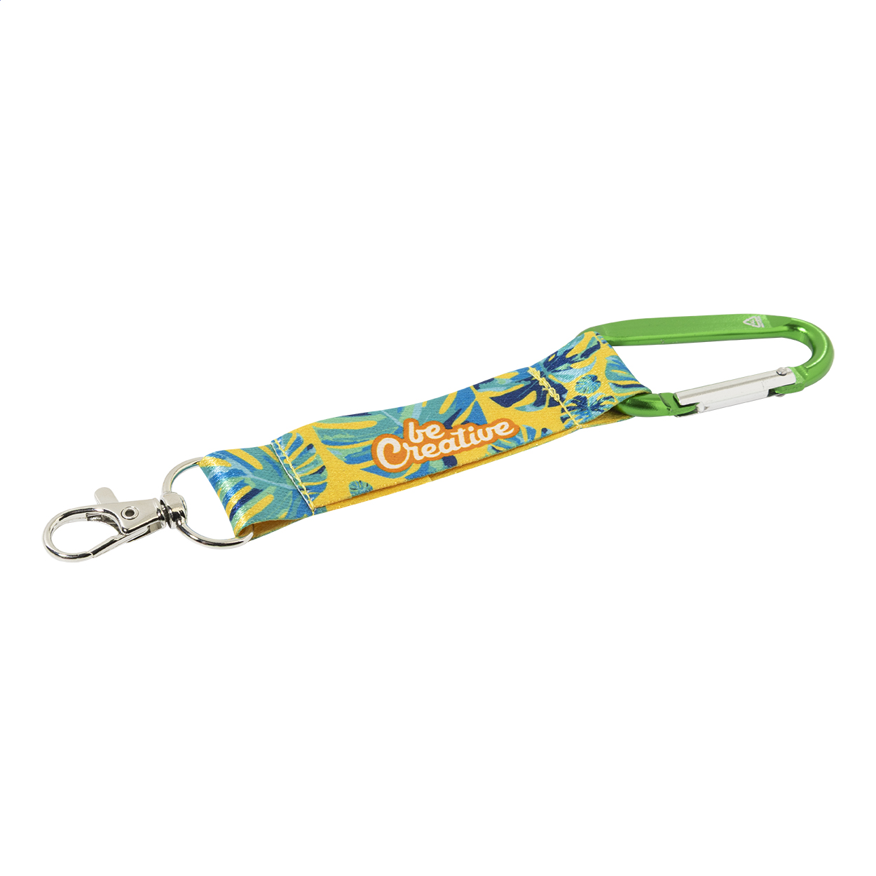 Personalizowany brelok RPET P149277D zielony