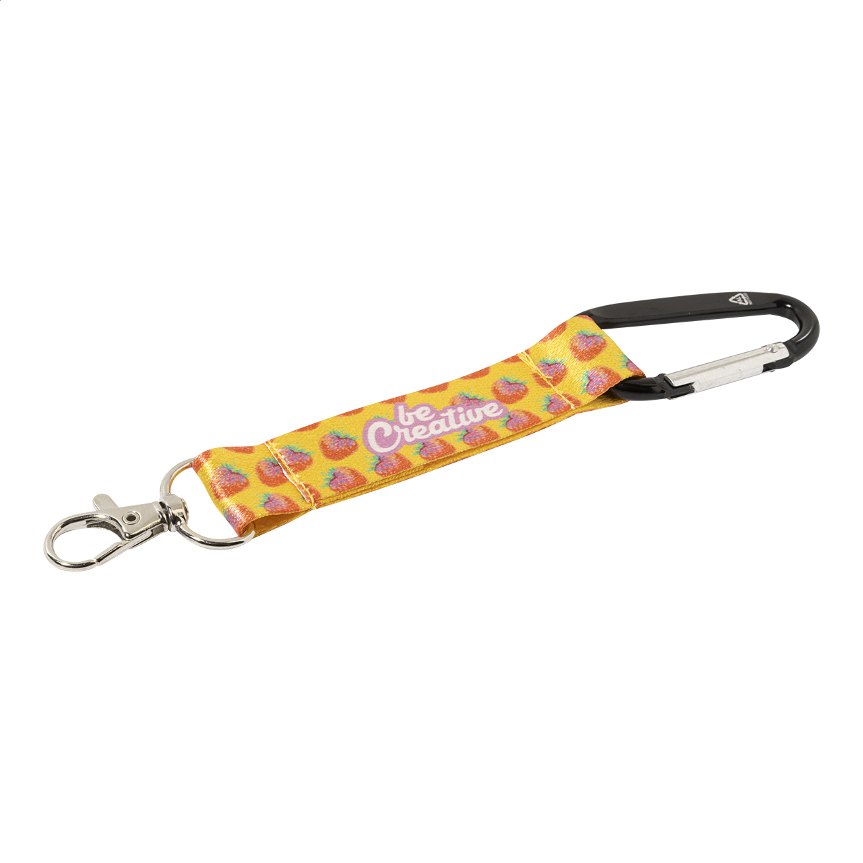 Personalizowany brelok RPET P149277D czarny