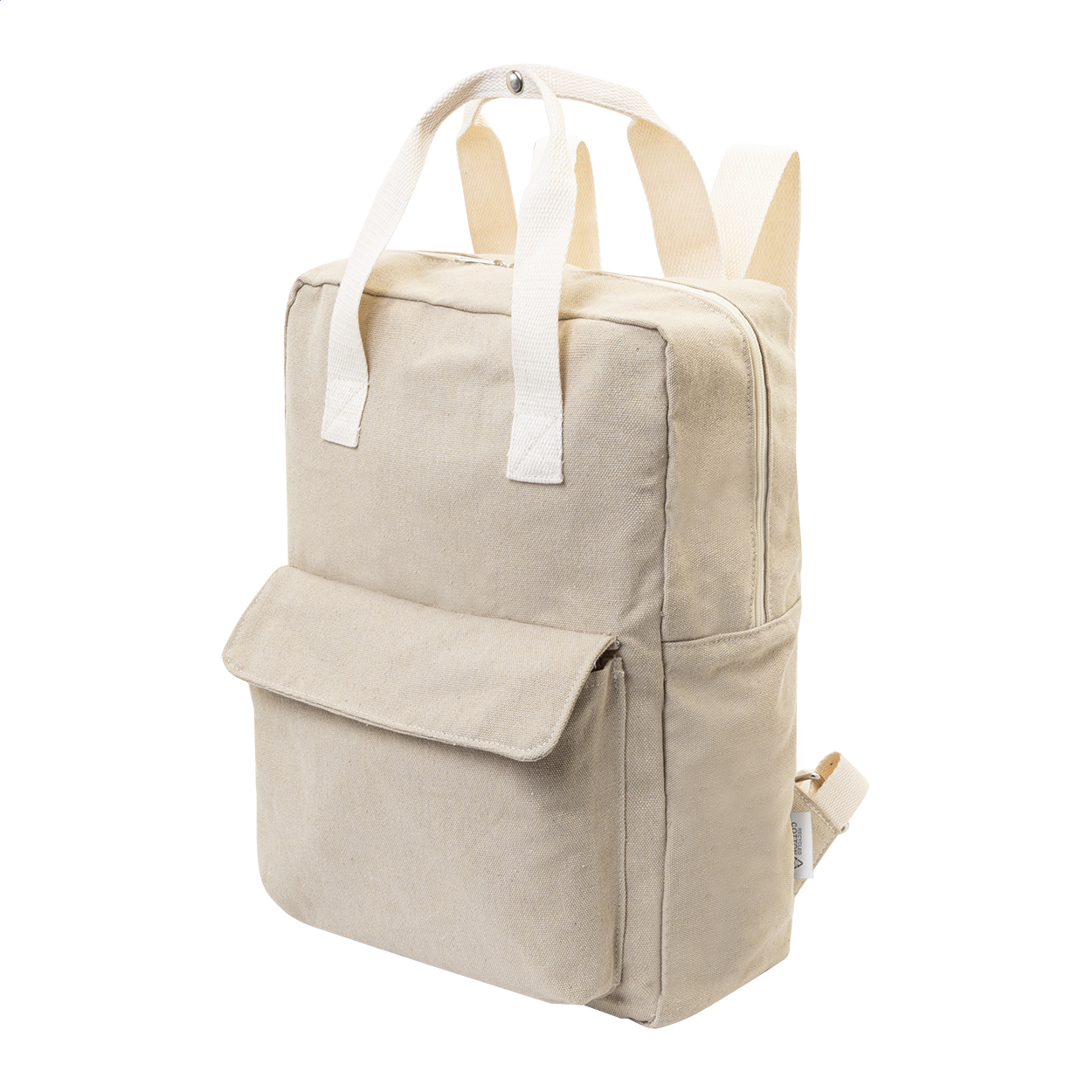 Plecak z recyklingowanego płótna Rekan Back P149917D AN-AP800613-W