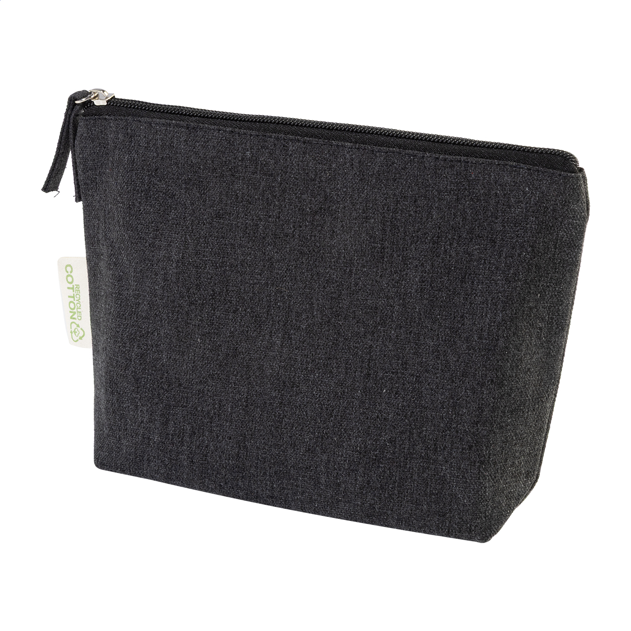 Kosmetyczka z bawełny z recyklingu P149291D czarny