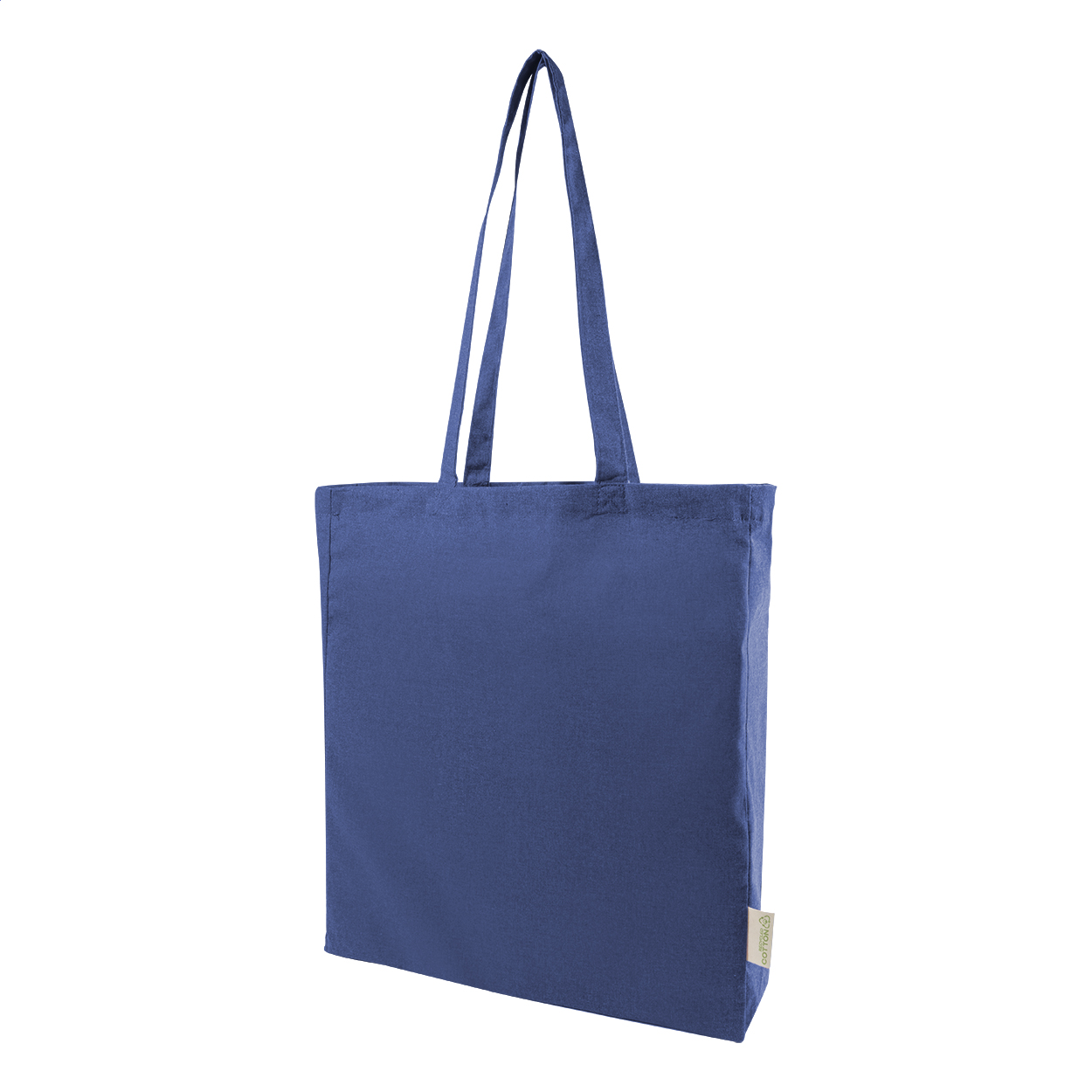 Torba na zakupy z recyklingowanej bawełny P149405D niebieski
