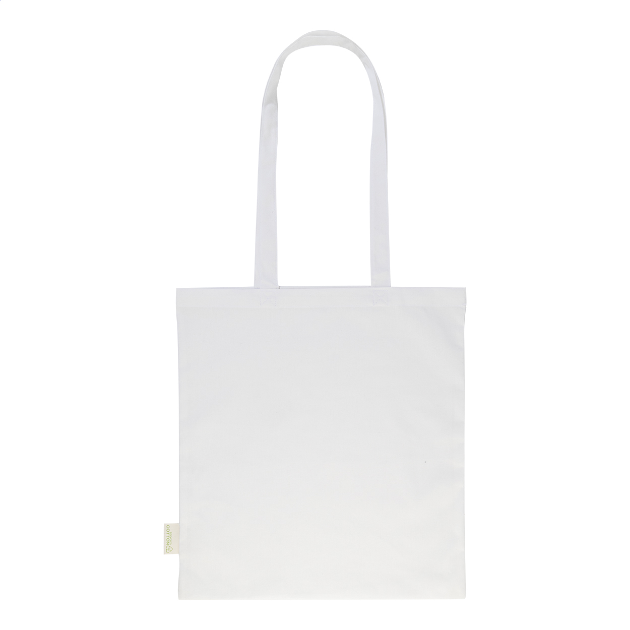 Torba na zakupy z recyklingowanej bawełny P149413D biały