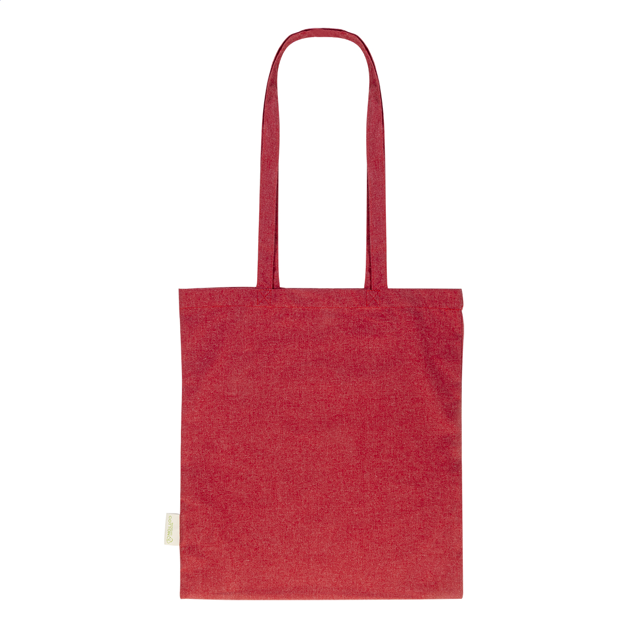 Torba na zakupy z recyklingowanej bawełny P149413D czerwony