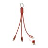 Brelok kabel ładujący USB P149655D czerwony