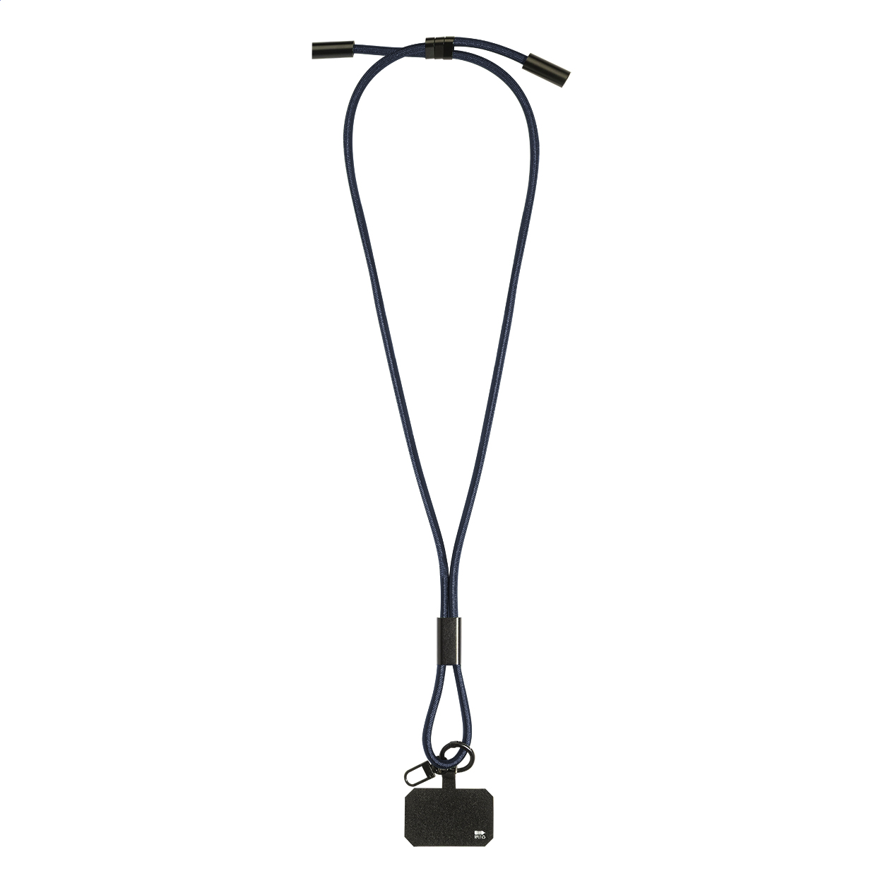Smycz, uchwyt na telefon, kabel 60W RPET P149765D ciemnoniebieski
