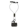 Smycz na nadgarstek, uchwyt na telefon, kabel 60W RPET P149769D biały